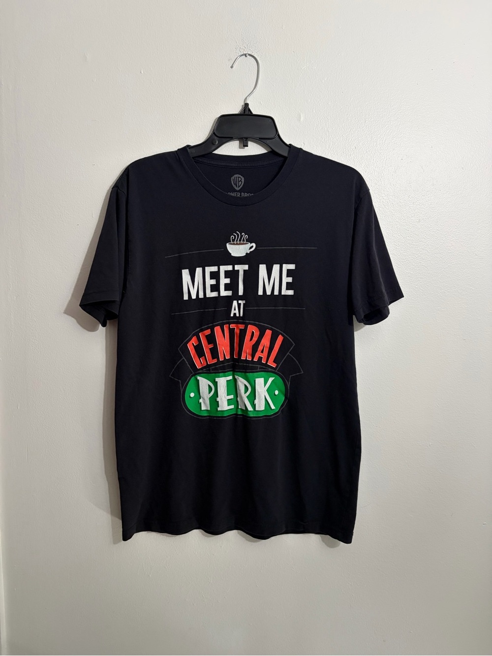 Meet Me At Central Perk Graphic Tee - Black